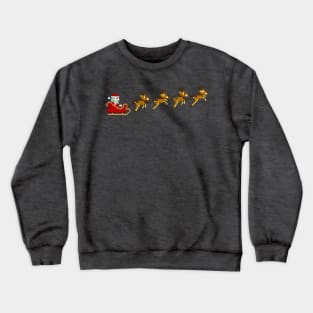 8-bit Santa Claus Crewneck Sweatshirt